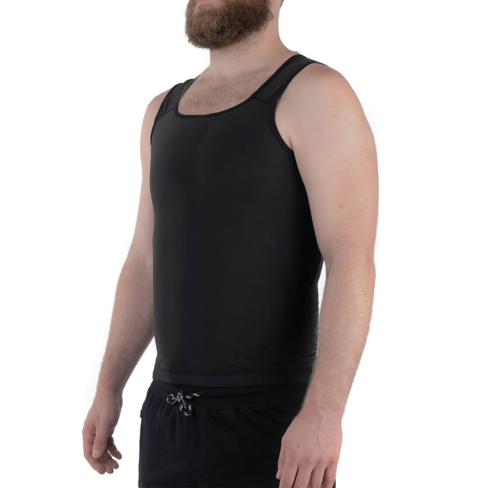 Men's Heat-Trapping Sweat Vest Color Black