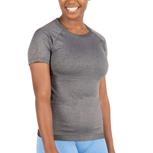 Women's Heat Trapping T-Shirt Color Heather Grey