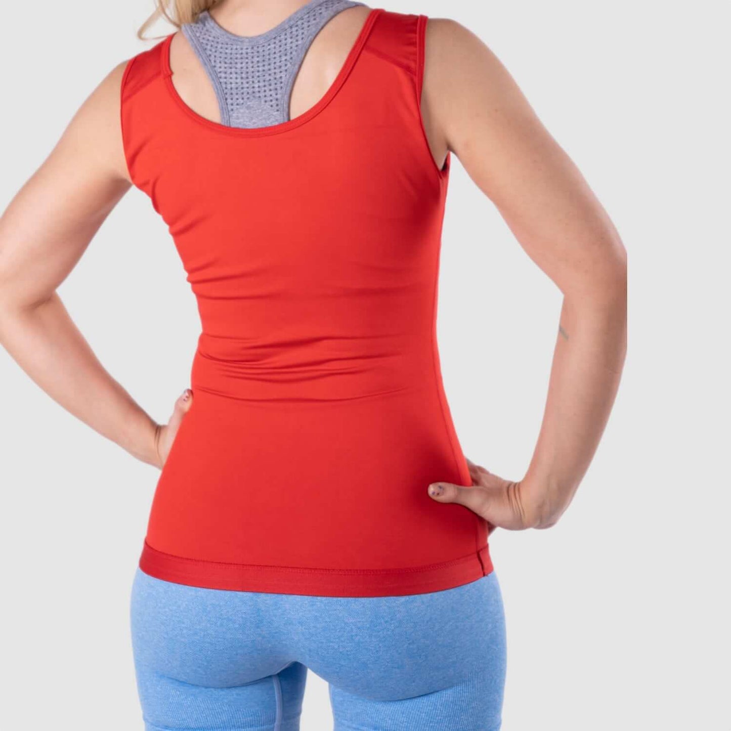 Women's Heat Trapping Sweat Vest Color Red